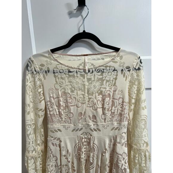 Free People White Lace Midi Dress - Picture 4 of 12